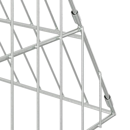 Rabbit Cage Silver 110 x 100 x 85 cm Galvanised Steel