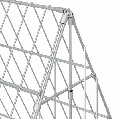 Rabbit Cage Silver 110 x 100 x 85 cm Galvanised Steel
