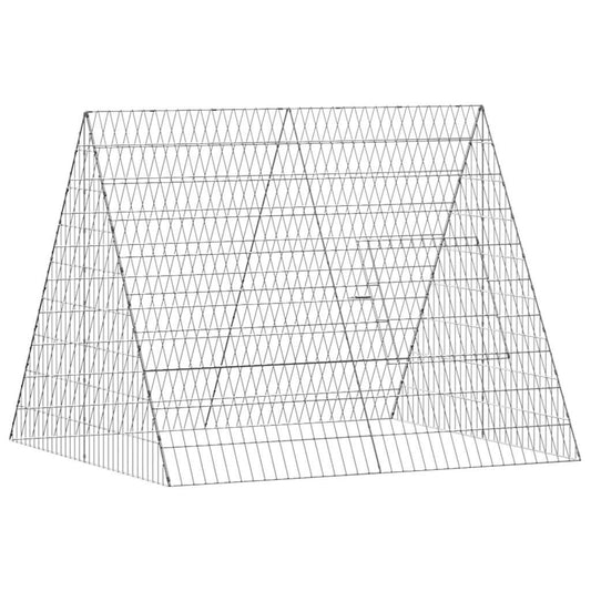 Rabbit Cage Silver 110 x 100 x 85 cm Galvanised Steel