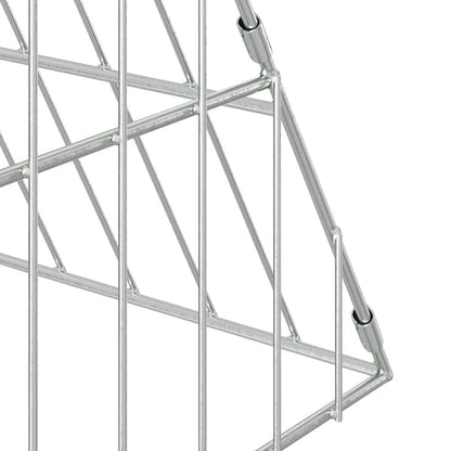 Rabbit Cage Silver 430 x 100 x 85 cm Galvanised Steel