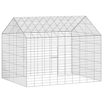 Rabbit Cage Silver 100 x 78 x 78 cm Galvanised Steel