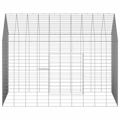 Rabbit Cage Silver 100 x 78 x 78 cm Galvanised Steel