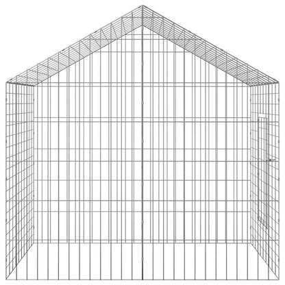 Rabbit Cage Silver 100 x 78 x 78 cm Galvanised Steel