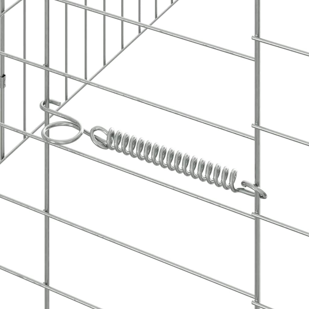 Rabbit Cage Silver 600 x 78 x 78 cm Galvanised Steel