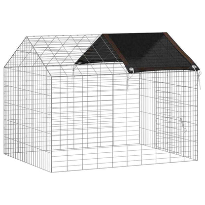 Rabbit Cage Silver 100 x 78 x 78 cm Galvanised Steel
