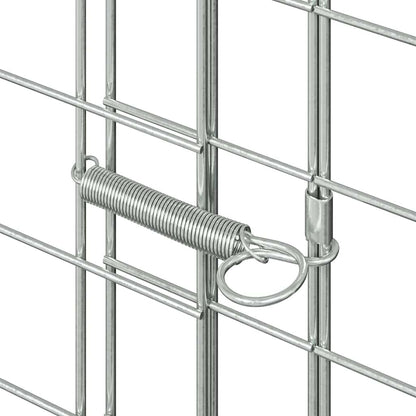 Rabbit Cage Silver 100 x 100 x 210 cm Galvanised Steel