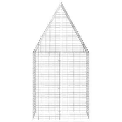 Rabbit Cage Silver 100 x 100 x 210 cm Galvanised Steel
