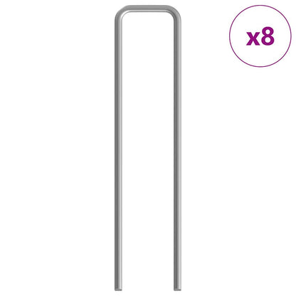 Rabbit Cage Silver 200 x 100 x 210 cm Galvanised Steel