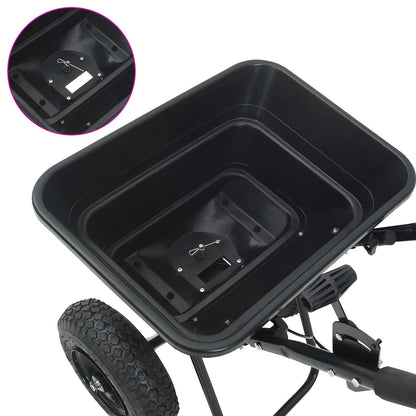 Spreader Black 53 x 81.5 x 78 cm PVC and Steel