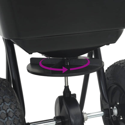 Spreader Black 53 x 81.5 x 78 cm PVC and Steel