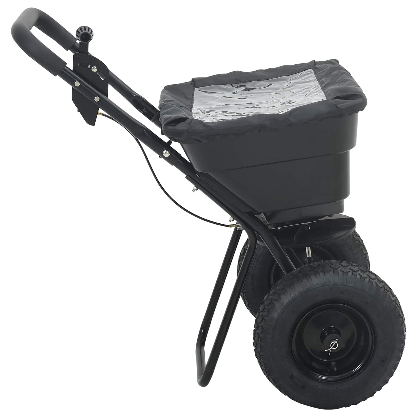 Spreader Black 53 x 81.5 x 78 cm PVC and Steel