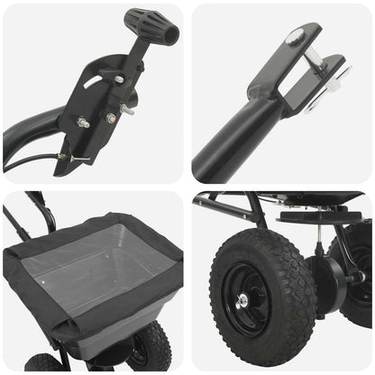 Spreader Black 53 x 108 x 74 cm PVC and Steel