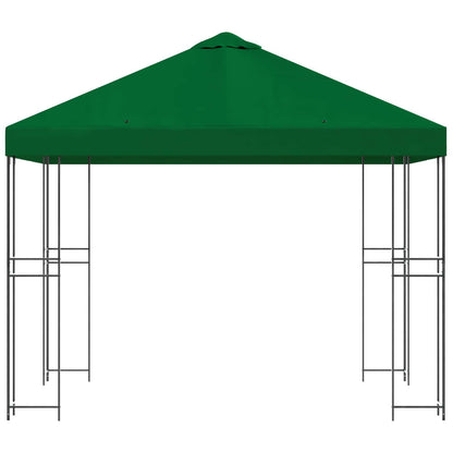 Gazebo 3 x 3 m Green Polyester and Steel 190 gsm