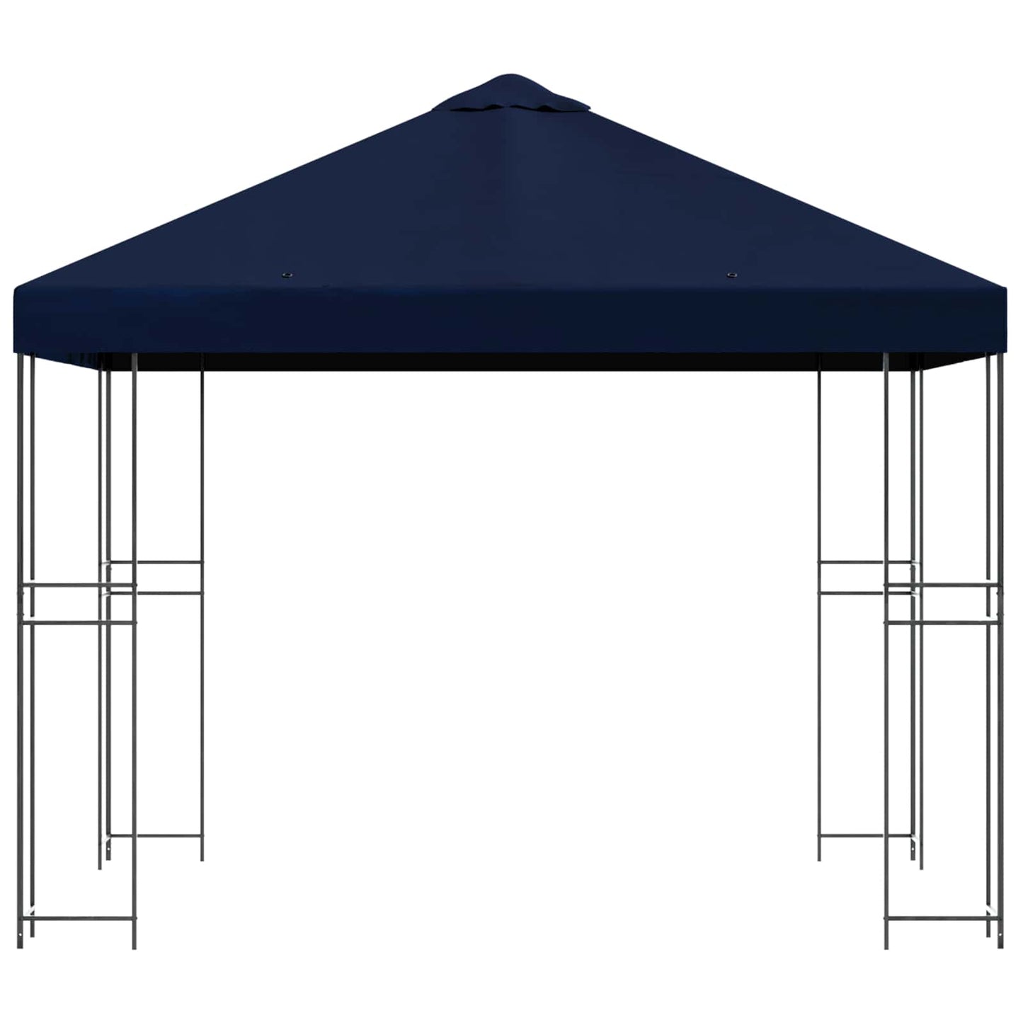Gazebo 3 x 3 m Blue Polyester and Steel 190 gsm