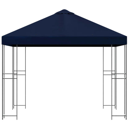 Gazebo 3 x 3 m Blue Polyester and Steel 190 gsm