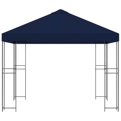 Gazebo 3 x 3 m Blue Polyester and Steel 190 gsm