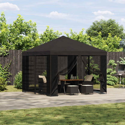 Garden Gazebo with Sidewalls 3 x 3 m Anthracite
