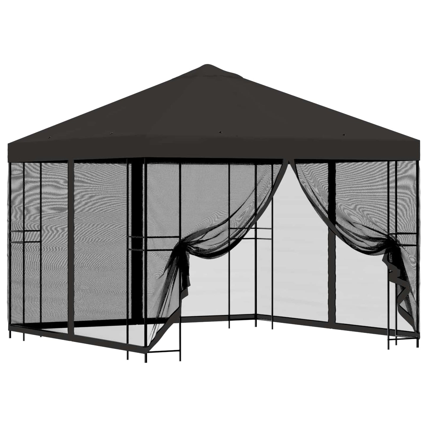 Garden Gazebo with Sidewalls 3 x 3 m Anthracite
