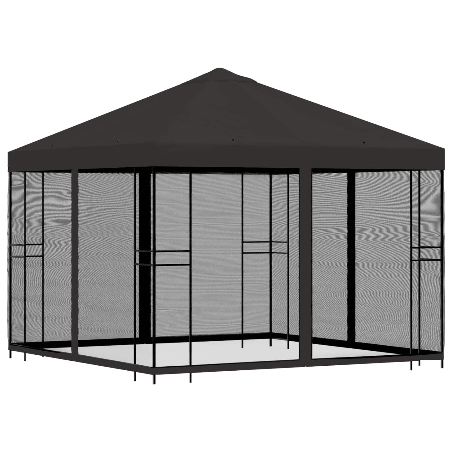 Garden Gazebo with Sidewalls 3 x 3 m Anthracite