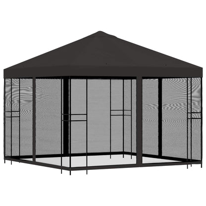 Garden Gazebo with Sidewalls 3 x 3 m Anthracite