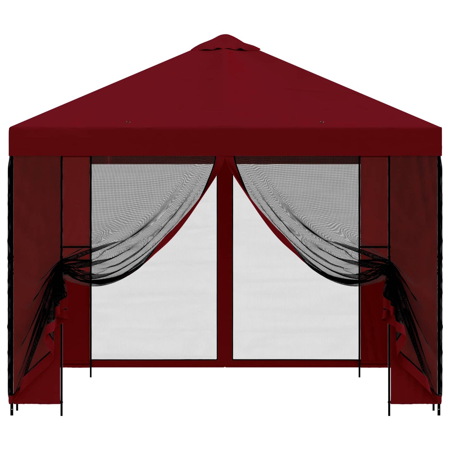 Garden Gazebo with Sidewalls 3 x 3 m Burgundy