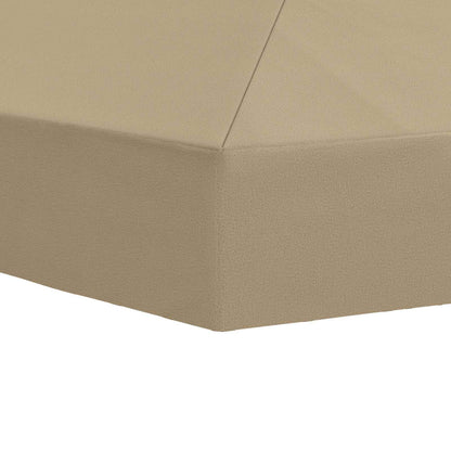 Gazebo Canopy Cover 6 x 3 m Beige Polyester 190