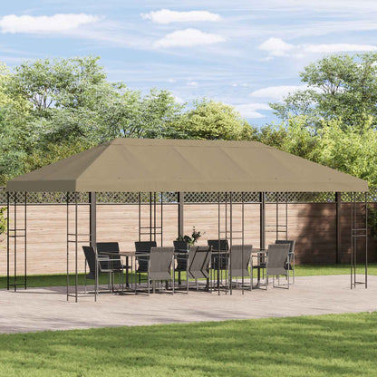 Gazebo Canopy Cover 6 x 3 m Beige Polyester 190