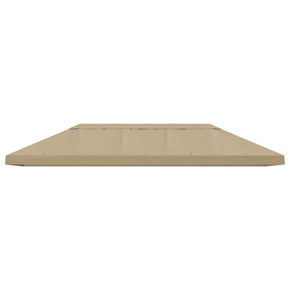 Gazebo Canopy Cover 6 x 3 m Beige Polyester 190