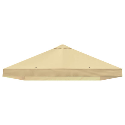 Gazebo Canopy Cover 6 x 3 m Cream Polyester 190