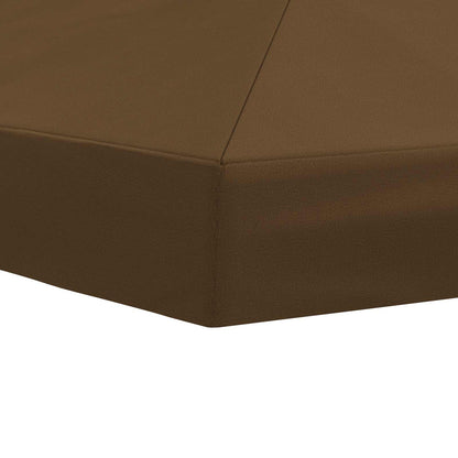 Gazebo Canopy Cover 6 x 3 m Taupe Polyester 190