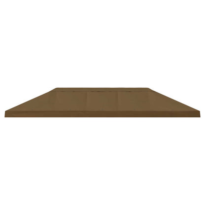Gazebo Canopy Cover 6 x 3 m Taupe Polyester 190