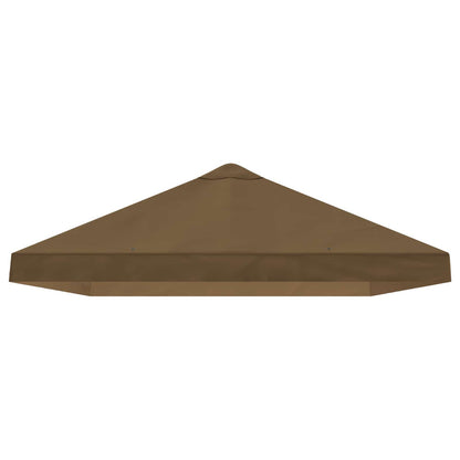 Gazebo Canopy Cover 6 x 3 m Taupe Polyester 190