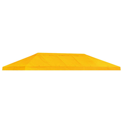 Gazebo Canopy Cover 6 x 3 m Yellow Polyester 190