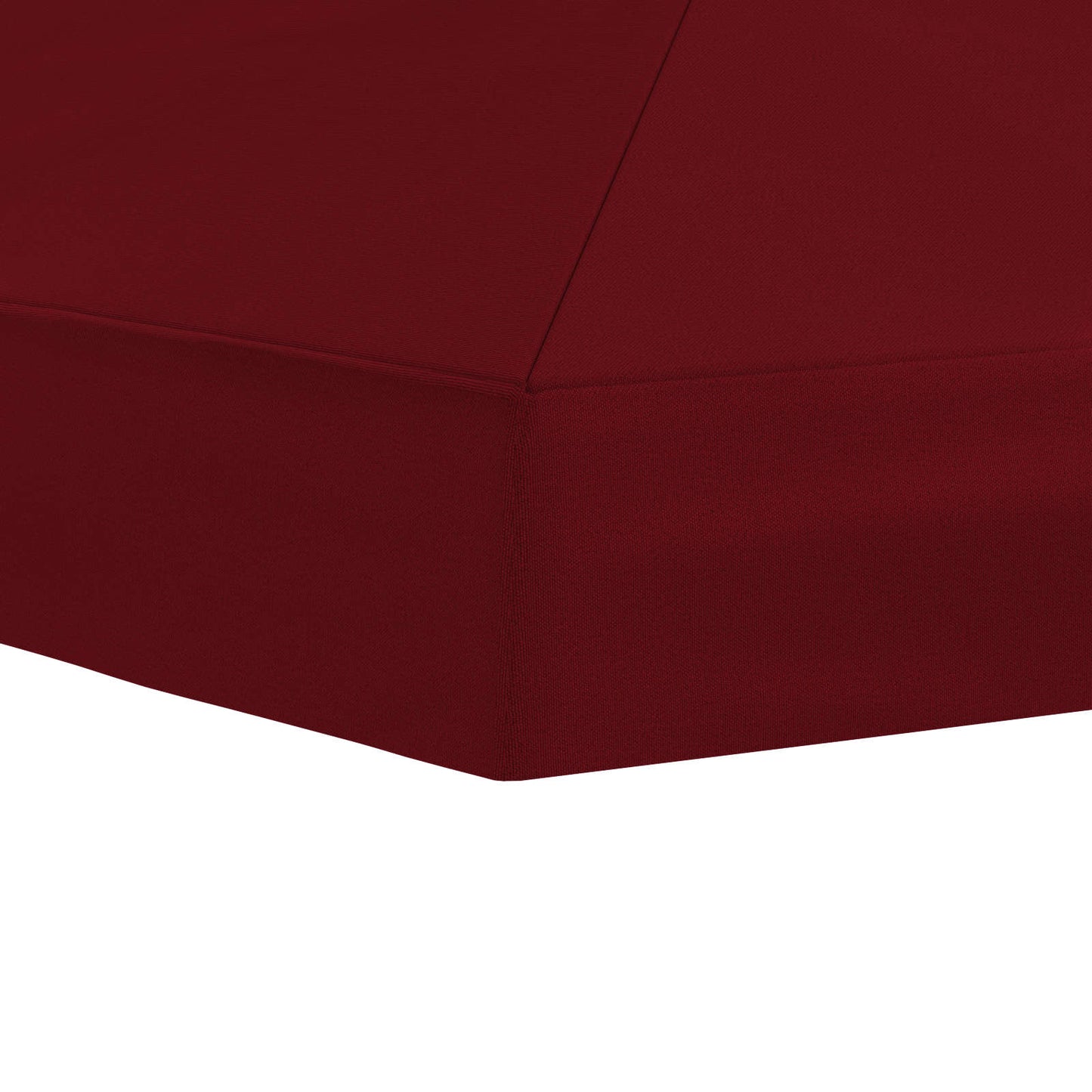 Gazebo Canopy Cover 6 x 3 m Burgundy Polyester 190