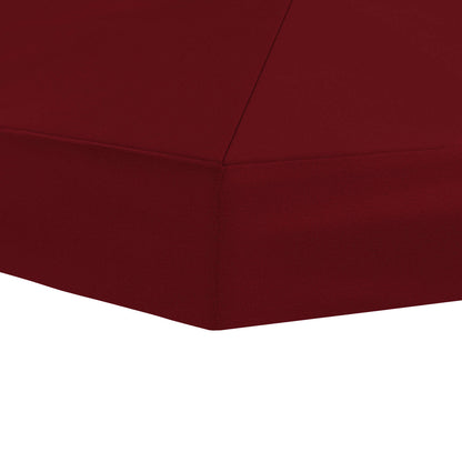 Gazebo Canopy Cover 6 x 3 m Burgundy Polyester 190