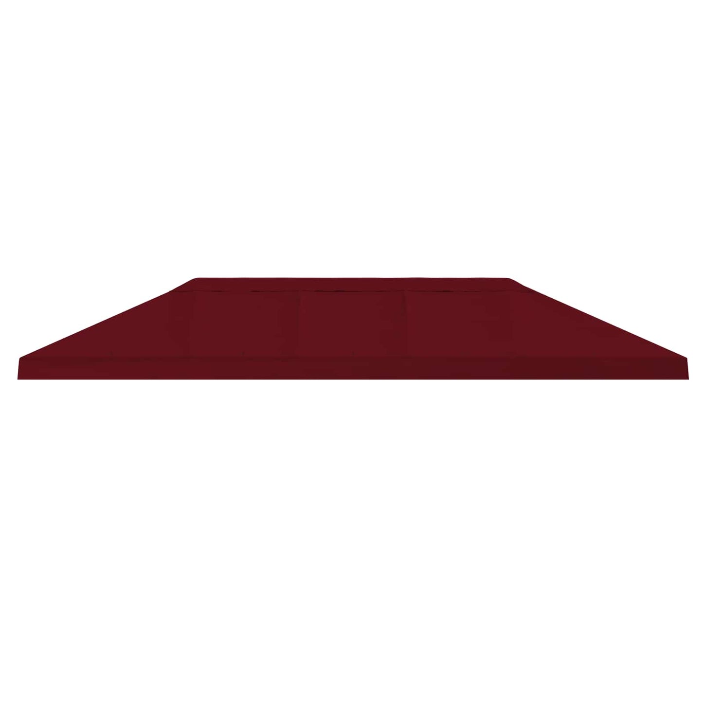 Gazebo Canopy Cover 6 x 3 m Burgundy Polyester 190