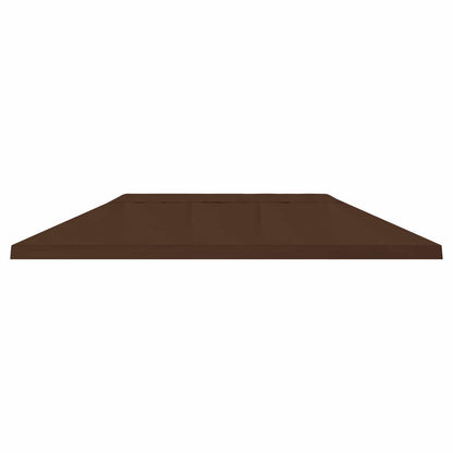 Gazebo Canopy Cover 6 x 3 m Brown Polyester 190