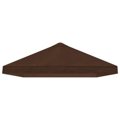 Gazebo Canopy Cover 6 x 3 m Brown Polyester 190