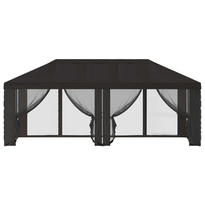 Gazebo Cover with Sidewalls 6 x 3 m Anthracite Polyester 190