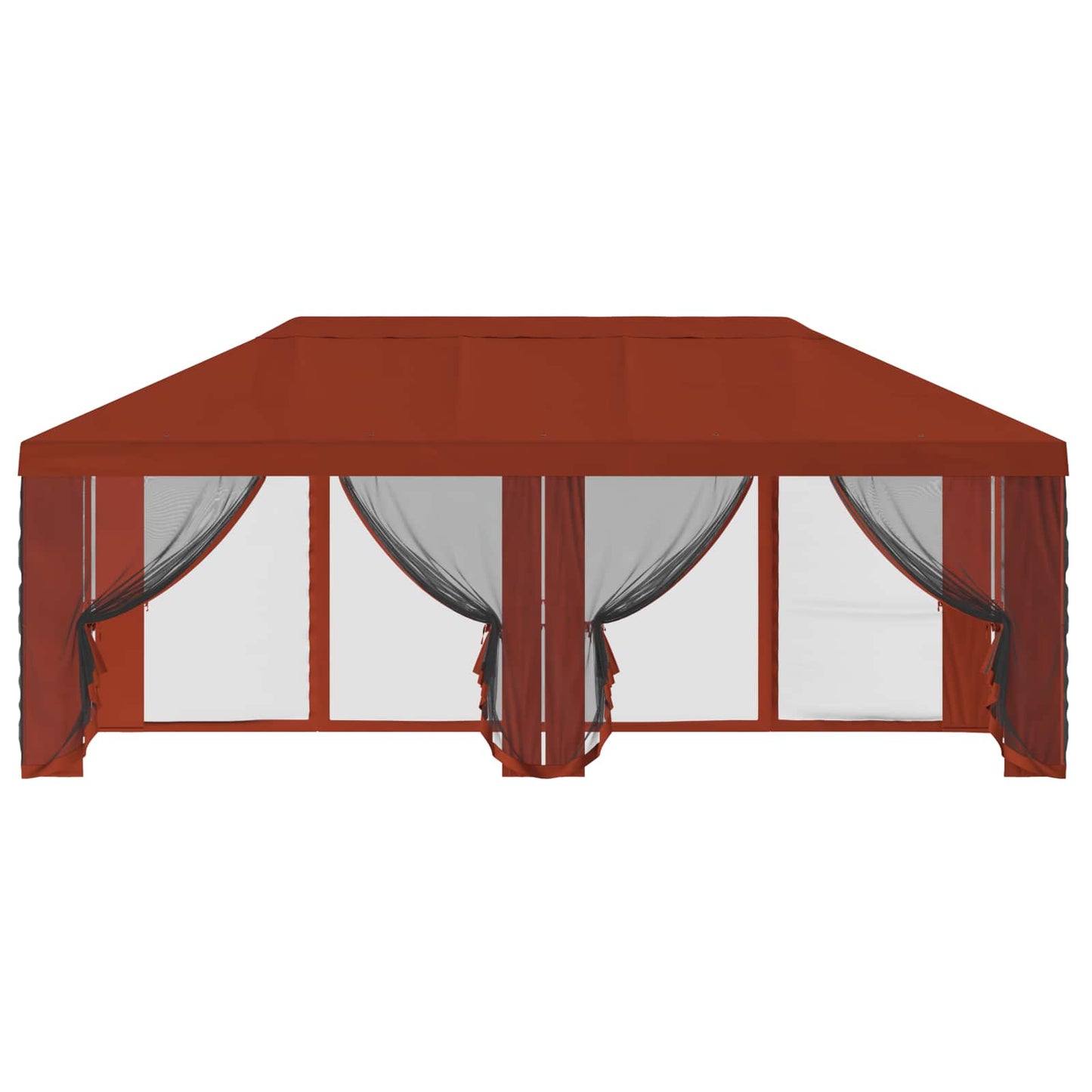 Gazebo Cover with Sidewalls 6 x 3 m Terracotta Polyester 190