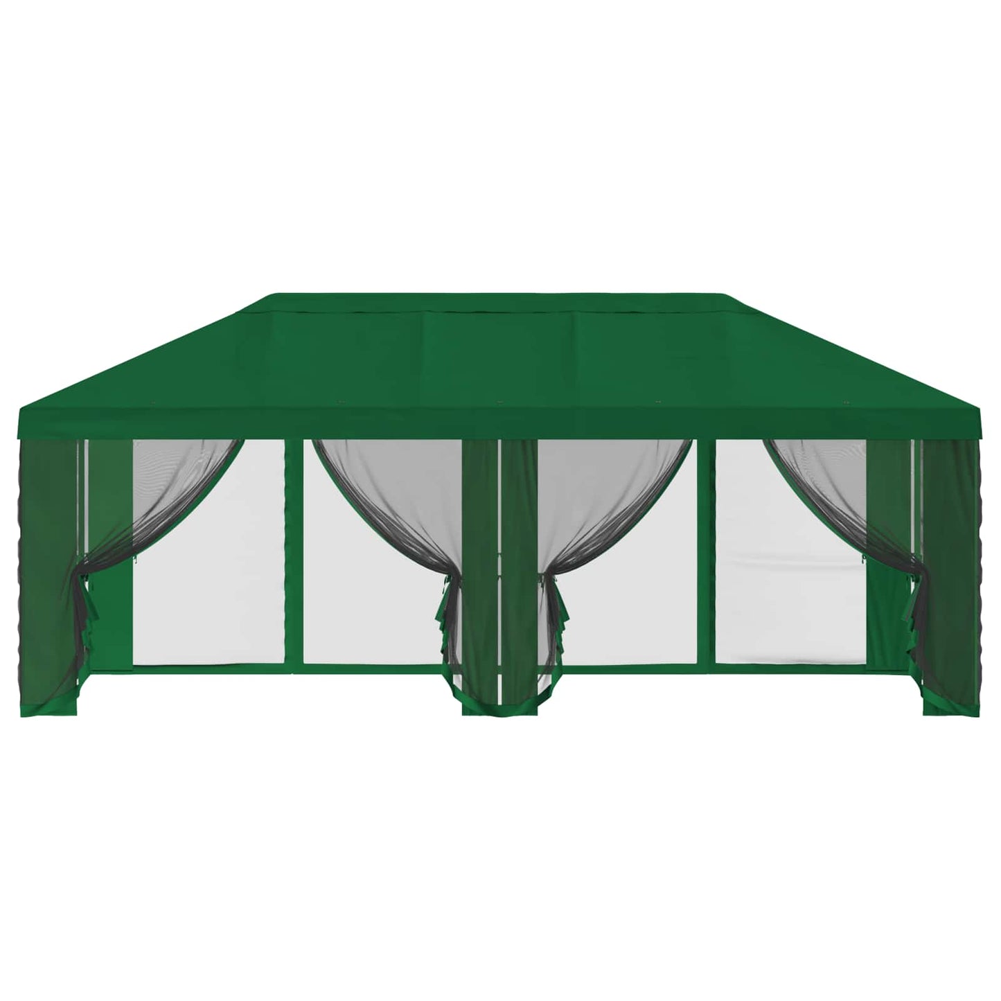 Gazebo Cover with Sidewalls 6 x 3 m Green Polyester 190
