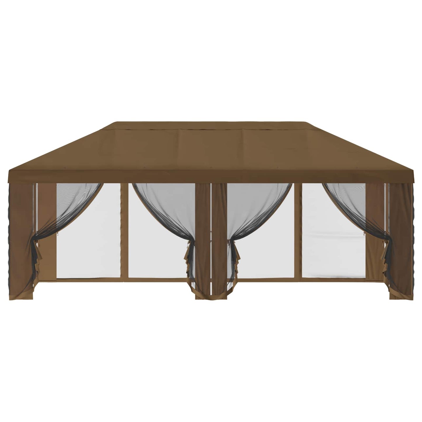 Gazebo Cover with Sidewalls 6 x 3 m Taupe Polyester 190
