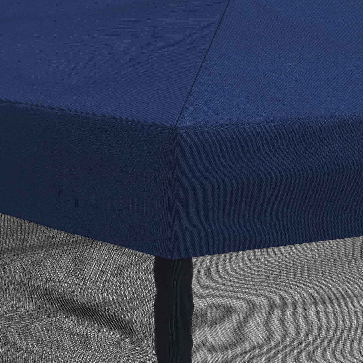 Gazebo Cover with Sidewalls 6 x 3 m Blue Polyester 190
