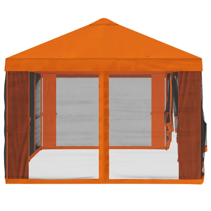 Gazebo Cover with Sidewalls 6 x 3 m Orange Polyester 190