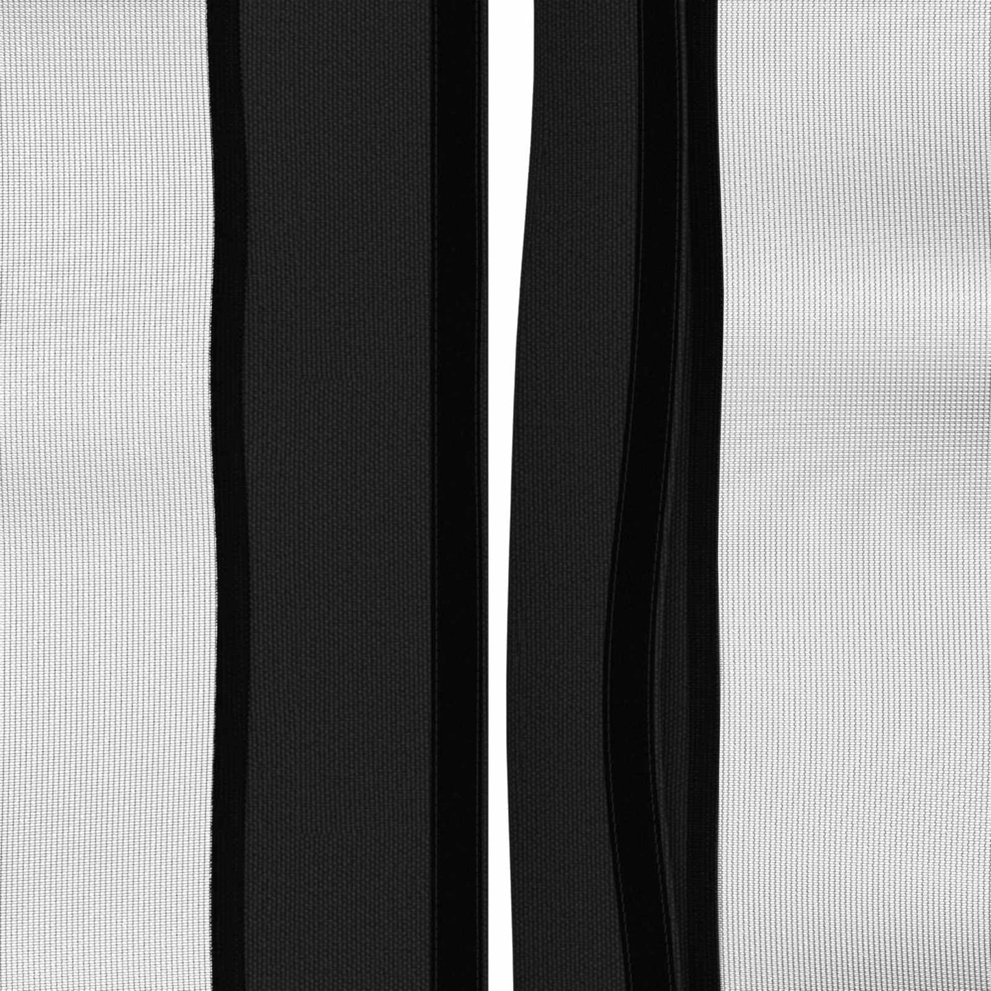 Gazebo Cover with Sidewalls 6 x 3 m Black Polyester 190