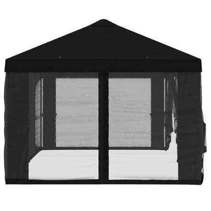 Gazebo Cover with Sidewalls 6 x 3 m Black Polyester 190