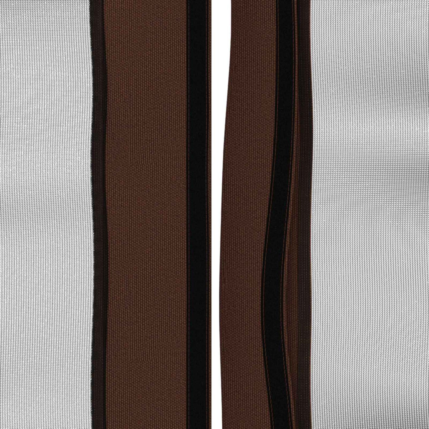 Gazebo Cover with Sidewalls 6 x 3 m Brown Polyester 190