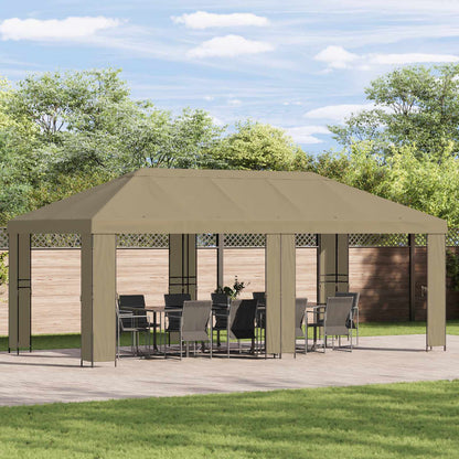Gazebo Cover 6 x 3 m Beige Polyester 190 gsm