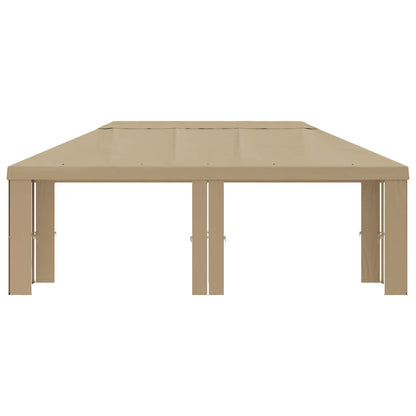 Gazebo Cover 6 x 3 m Beige Polyester 190 gsm