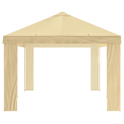 Gazebo Cover 6 x 3 m Cream Polyester 190 gsm